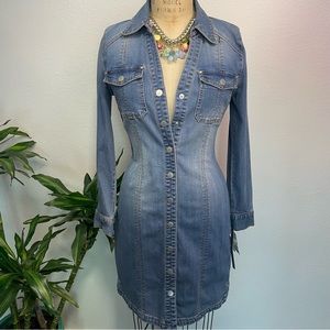 🌼Vintage International Concepts INC Long Sleeve Denim Dress - NWT Size 6 🌼